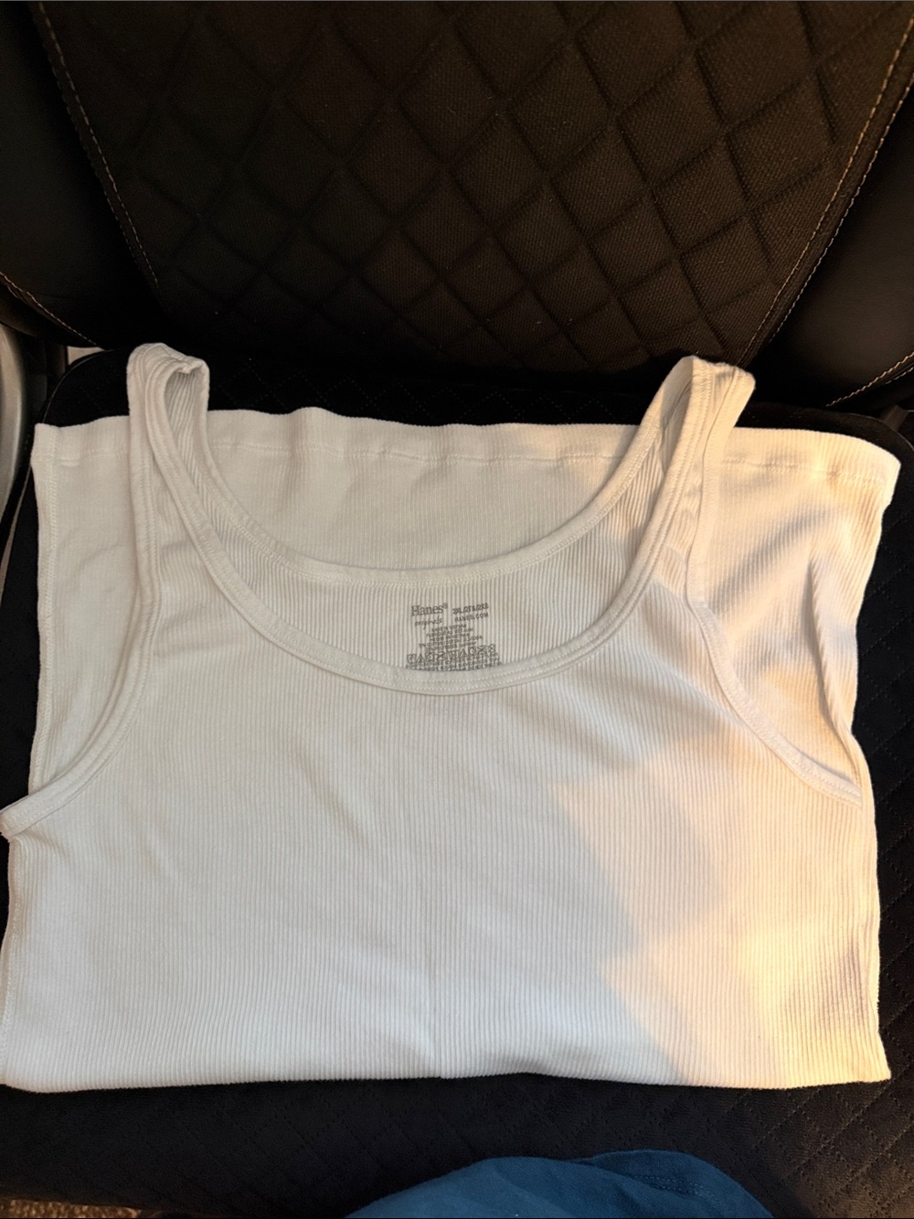 4 Pk Womens Hanes Original Ribbed Tank Top -